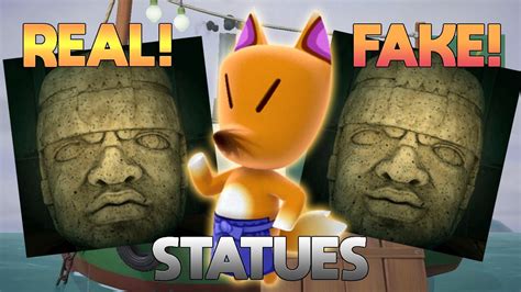 animal crossing statues real